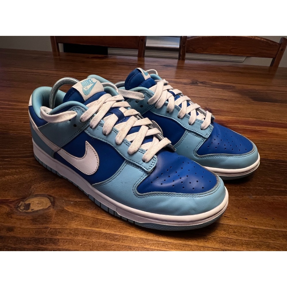Nike Dunk Low Un-Argon Mens 8 Blue Marina Dutch White DM0121-400 EUC